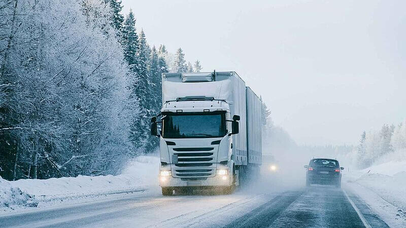 Winter driving tips for truck drivers